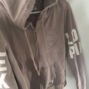 PINK Zip Up Hoodie